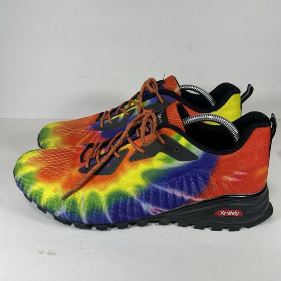 Kricely Trail Shoes Men\'s Size 14 Tie Dye Rainbow Running Walking Sneakers 1903 main image 10